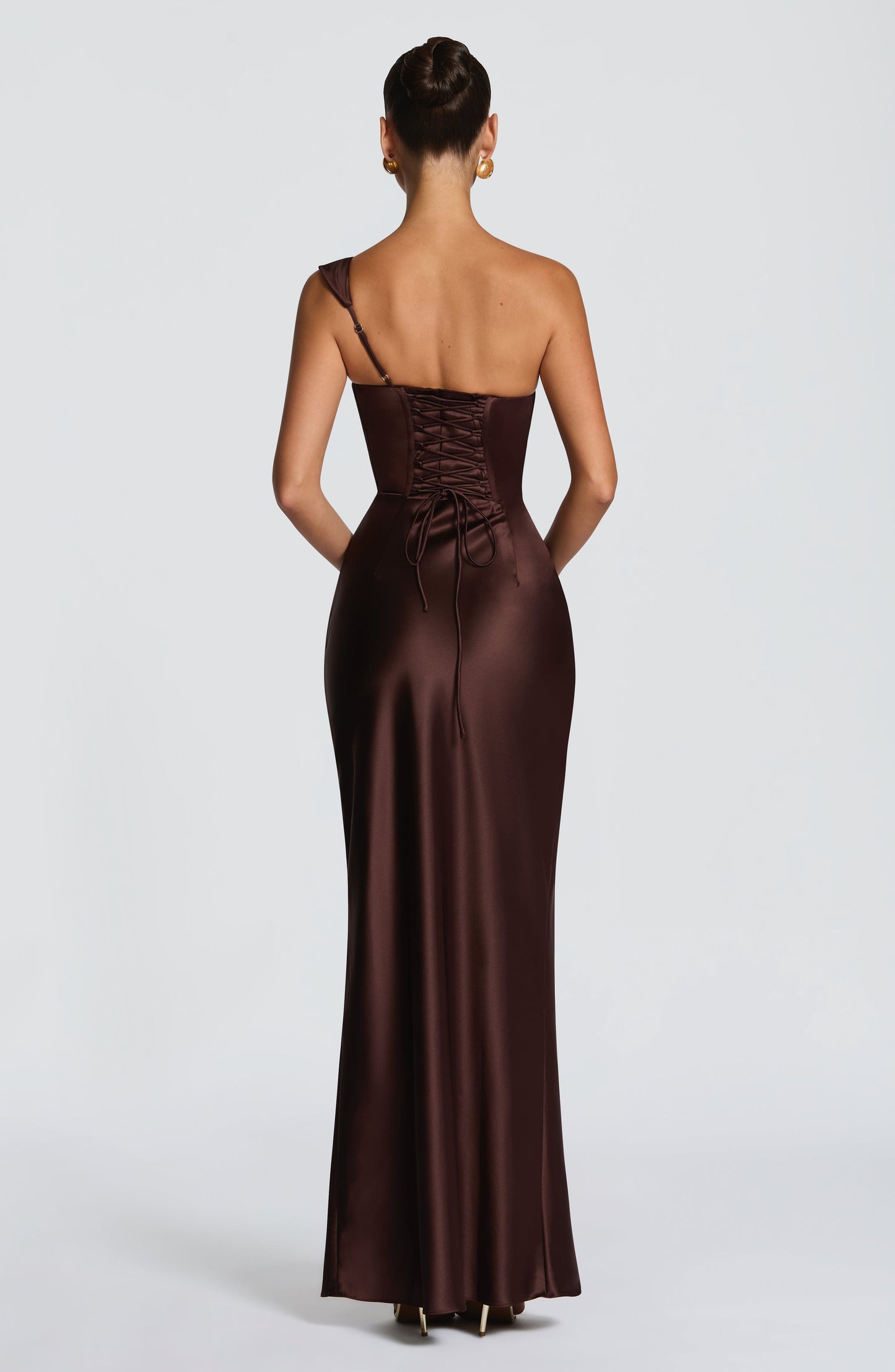 Thalassa Maxi Dress Plum Brown
