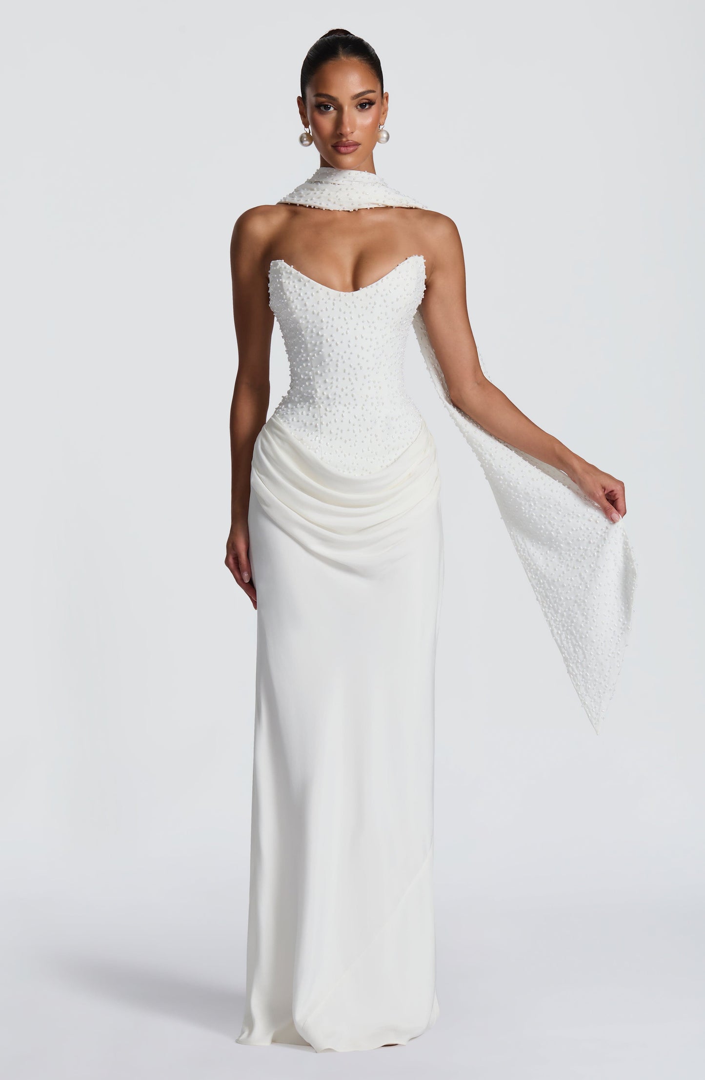 Tindra Maxi Dress Ivory