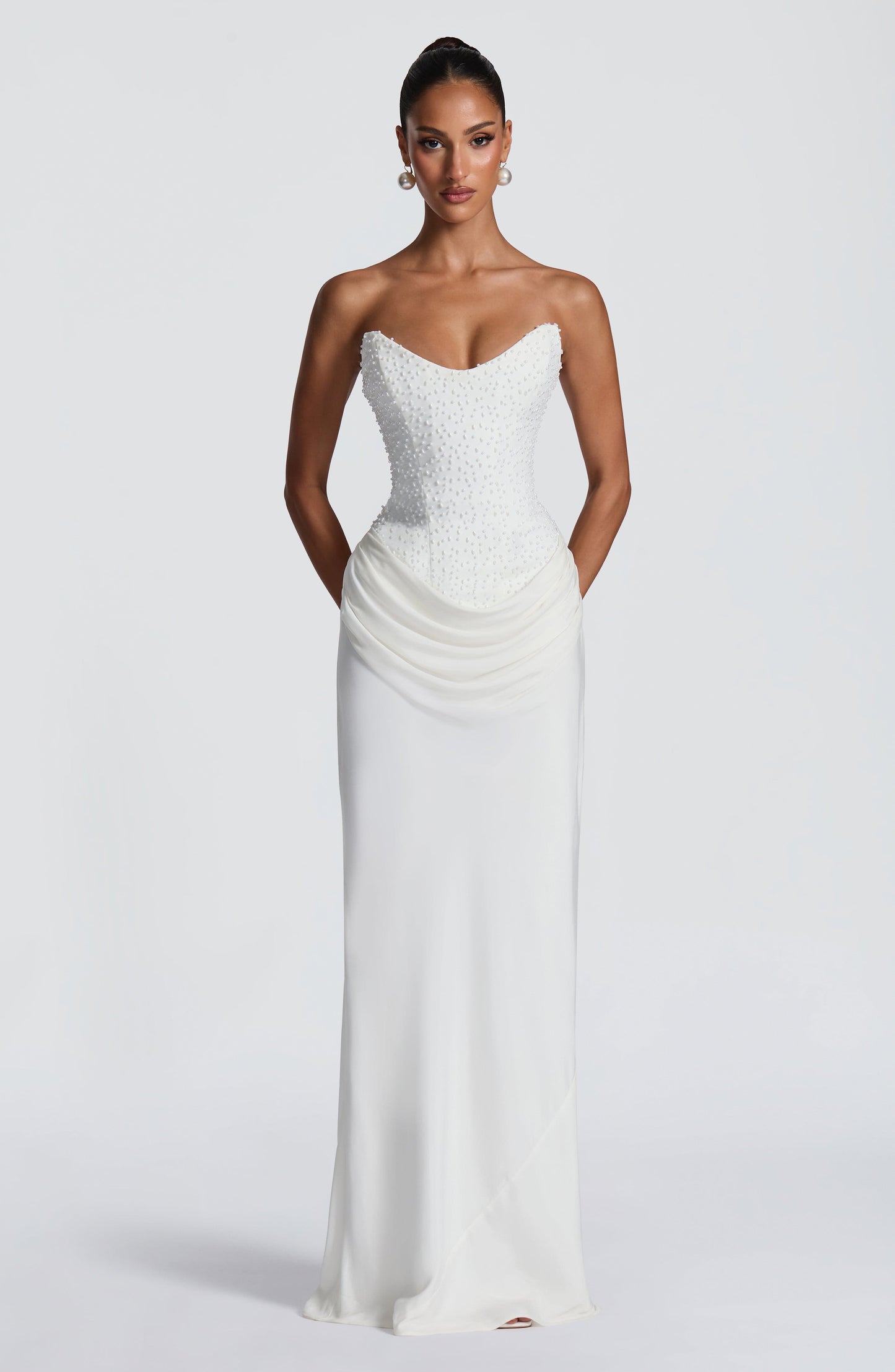 Tindra Maxi Dress Ivory