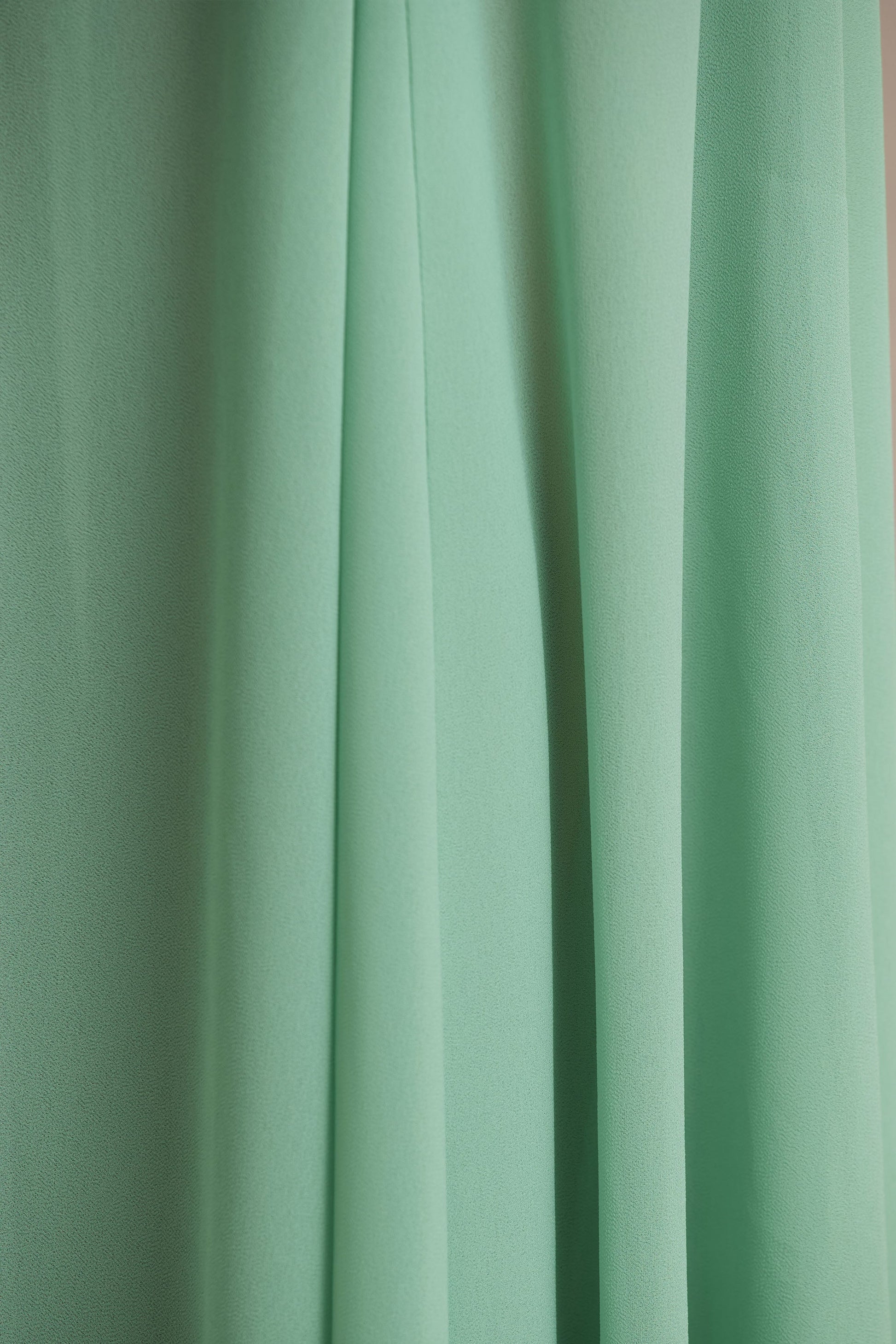 Kirby | Sage Corset Halter-Neck Maxi Dress With Sheer Detail