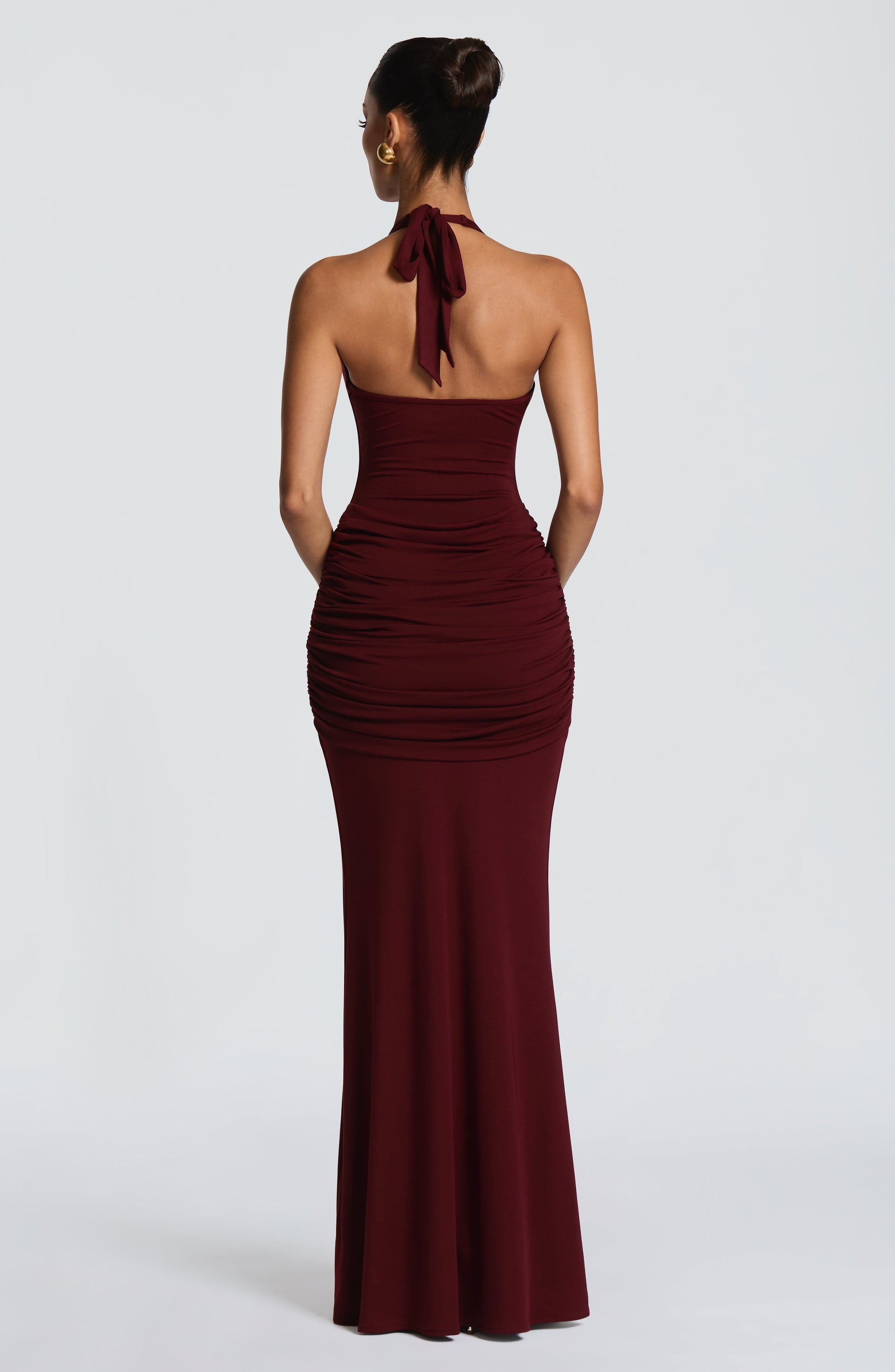 Veneda Maxi Dress Cherry Lacquer