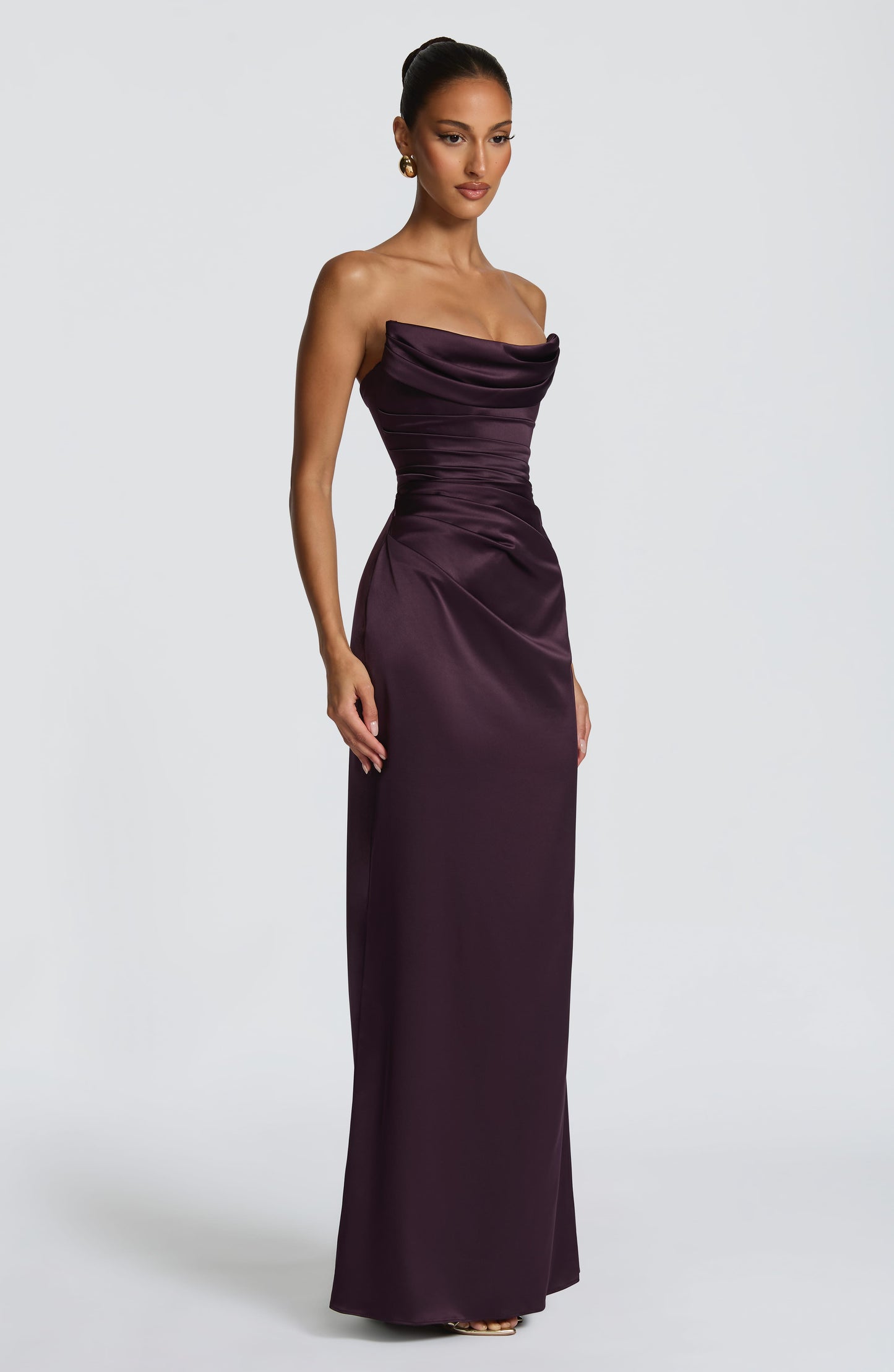 Vessa Maxi Dress Plum