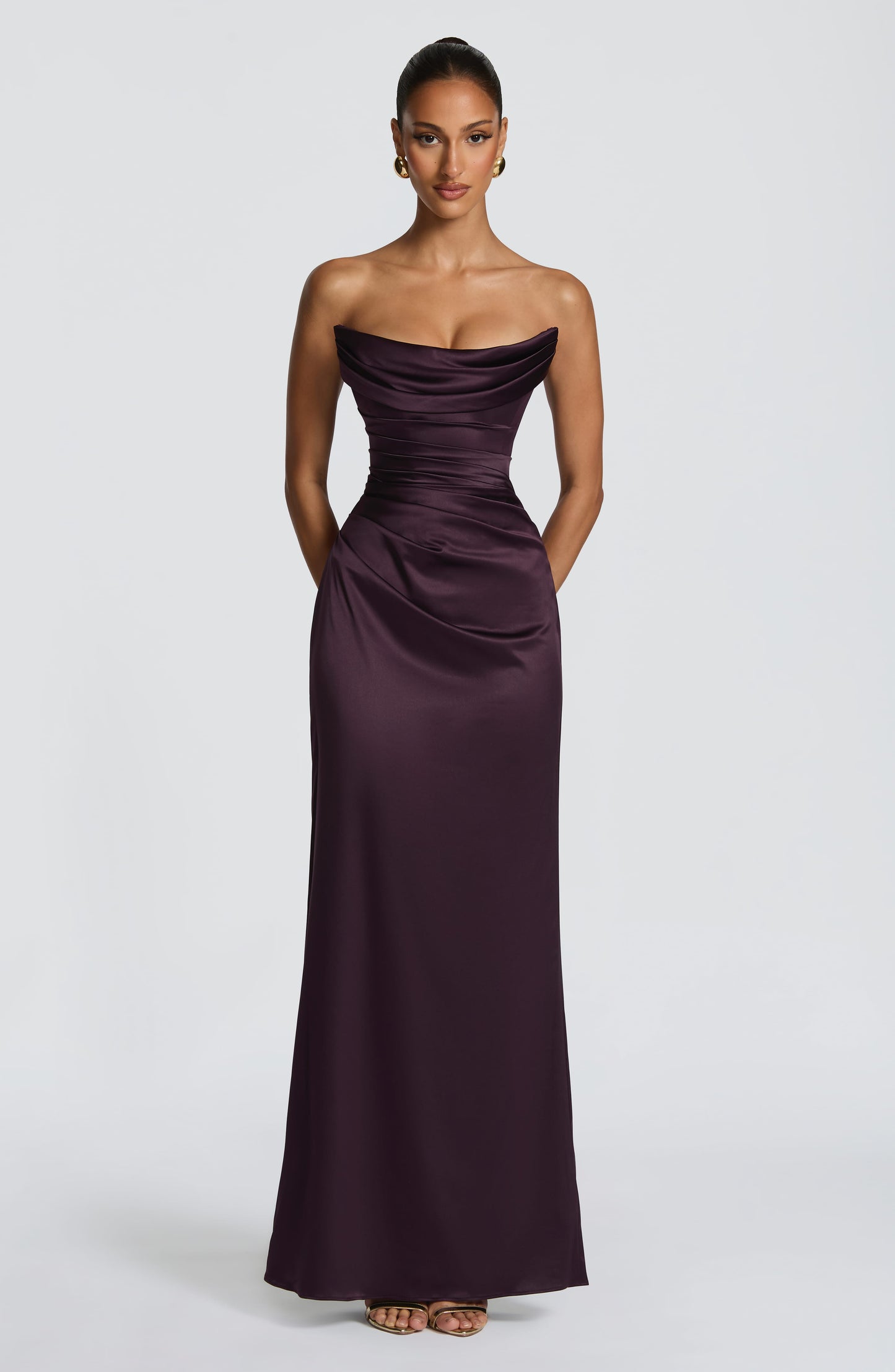 Vessa Maxi Dress Plum