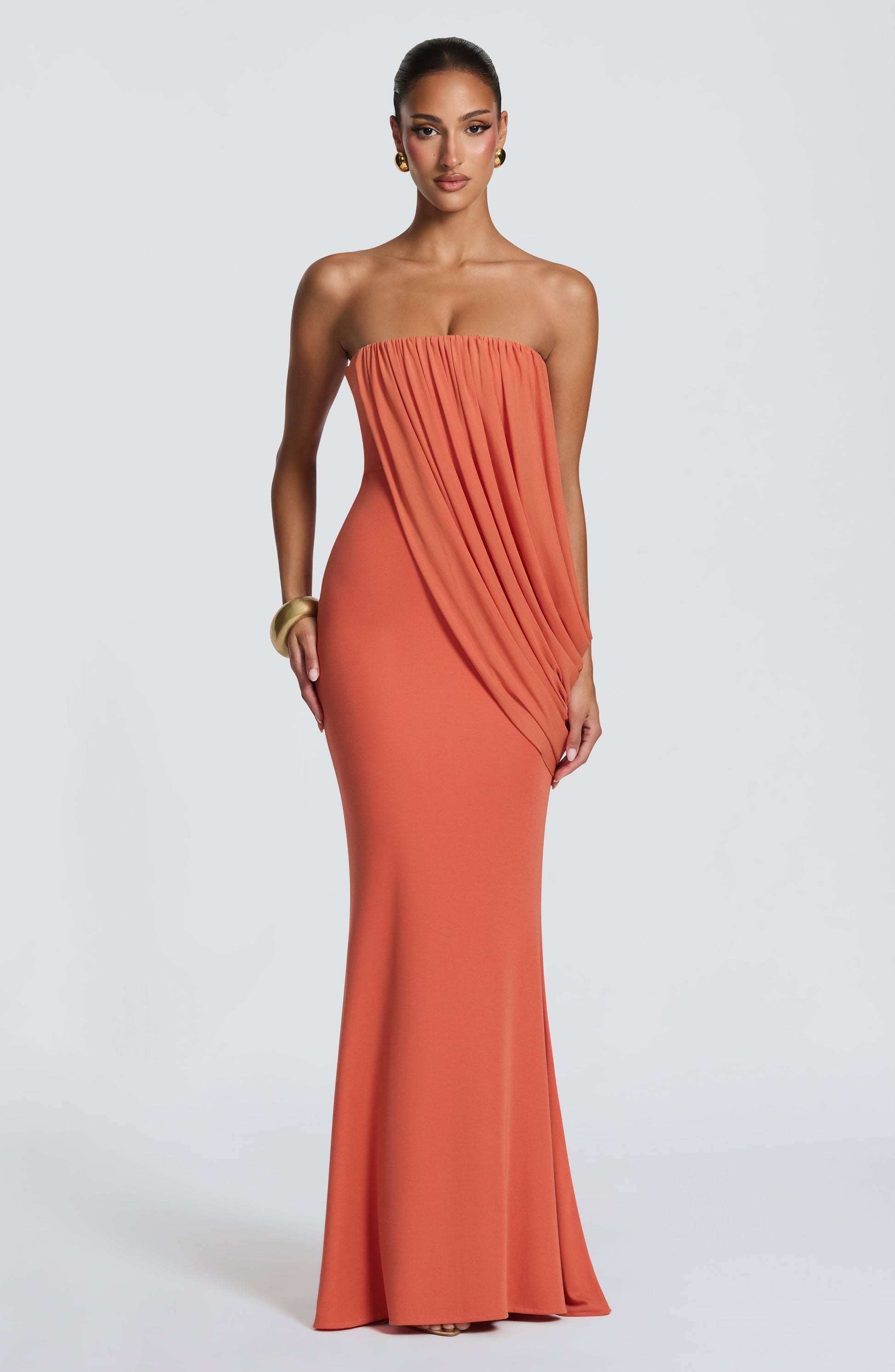 Vienna Maxi Dress Burnt Orange