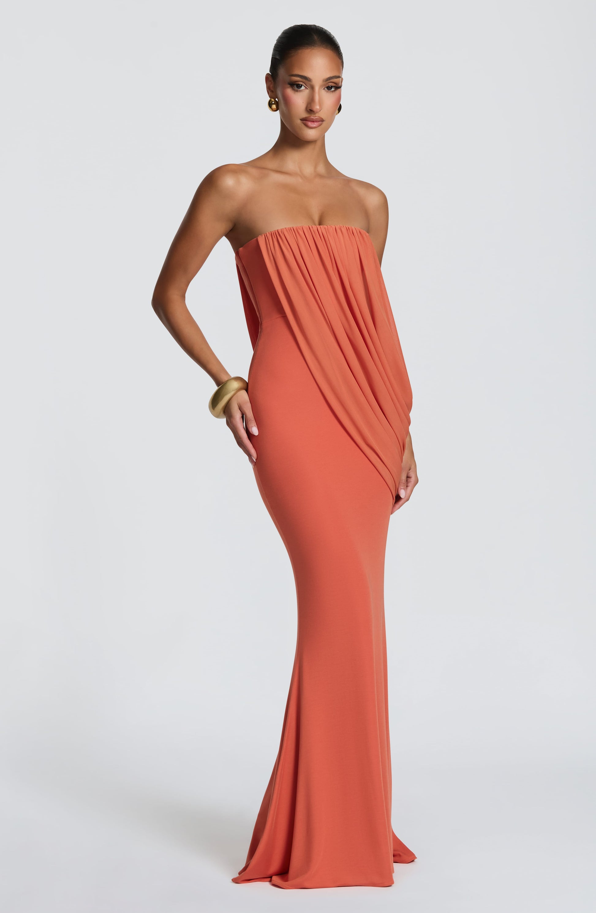Vienna Maxi Dress Burnt Orange
