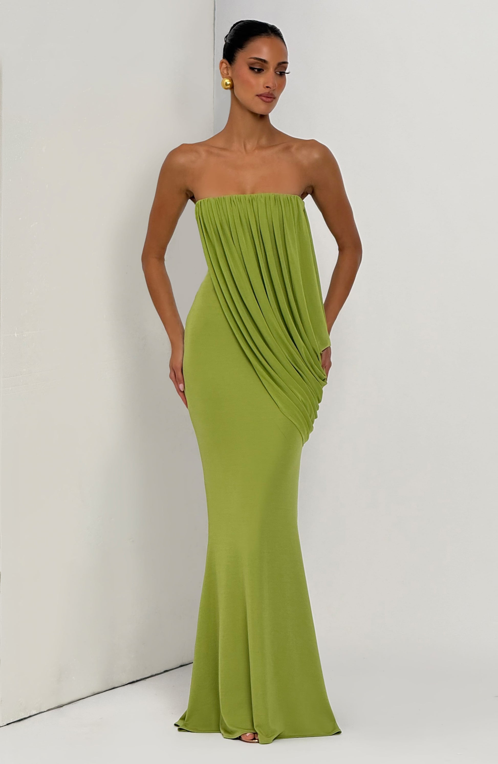 Vienna Maxi Dress Olive