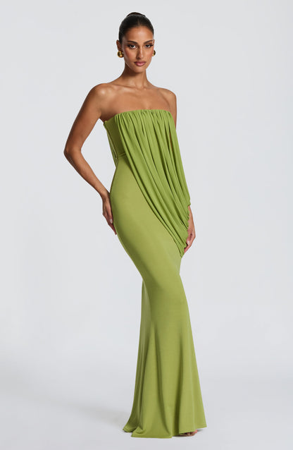 Vienna Maxi Dress Olive