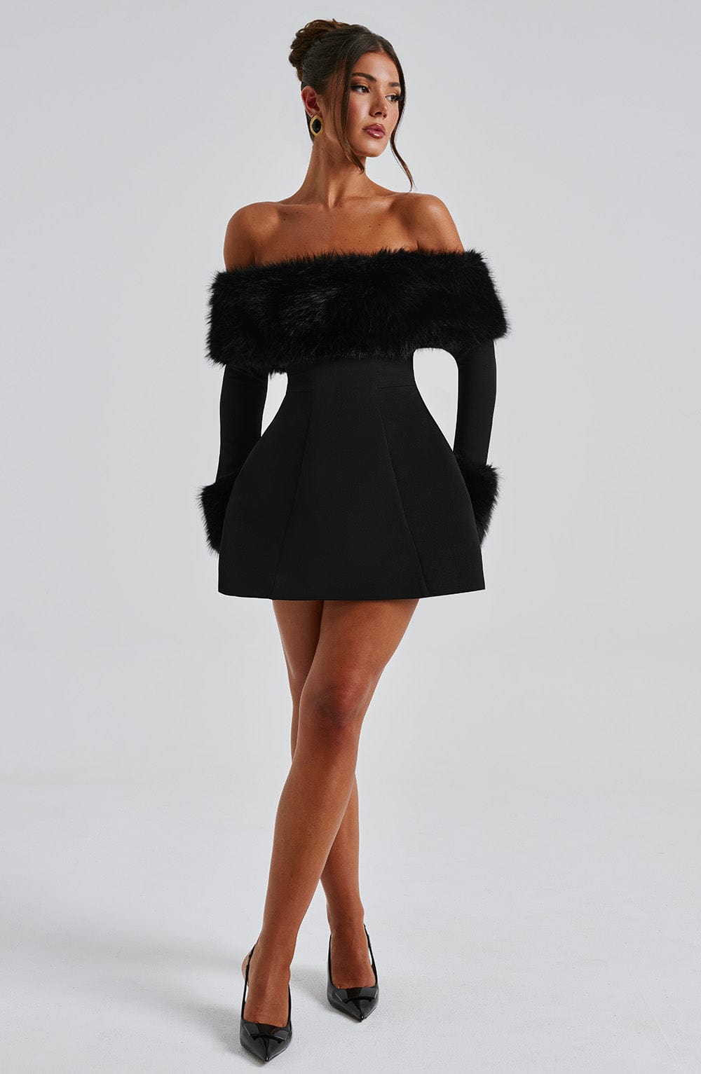 Villanelle Mini Dress Black