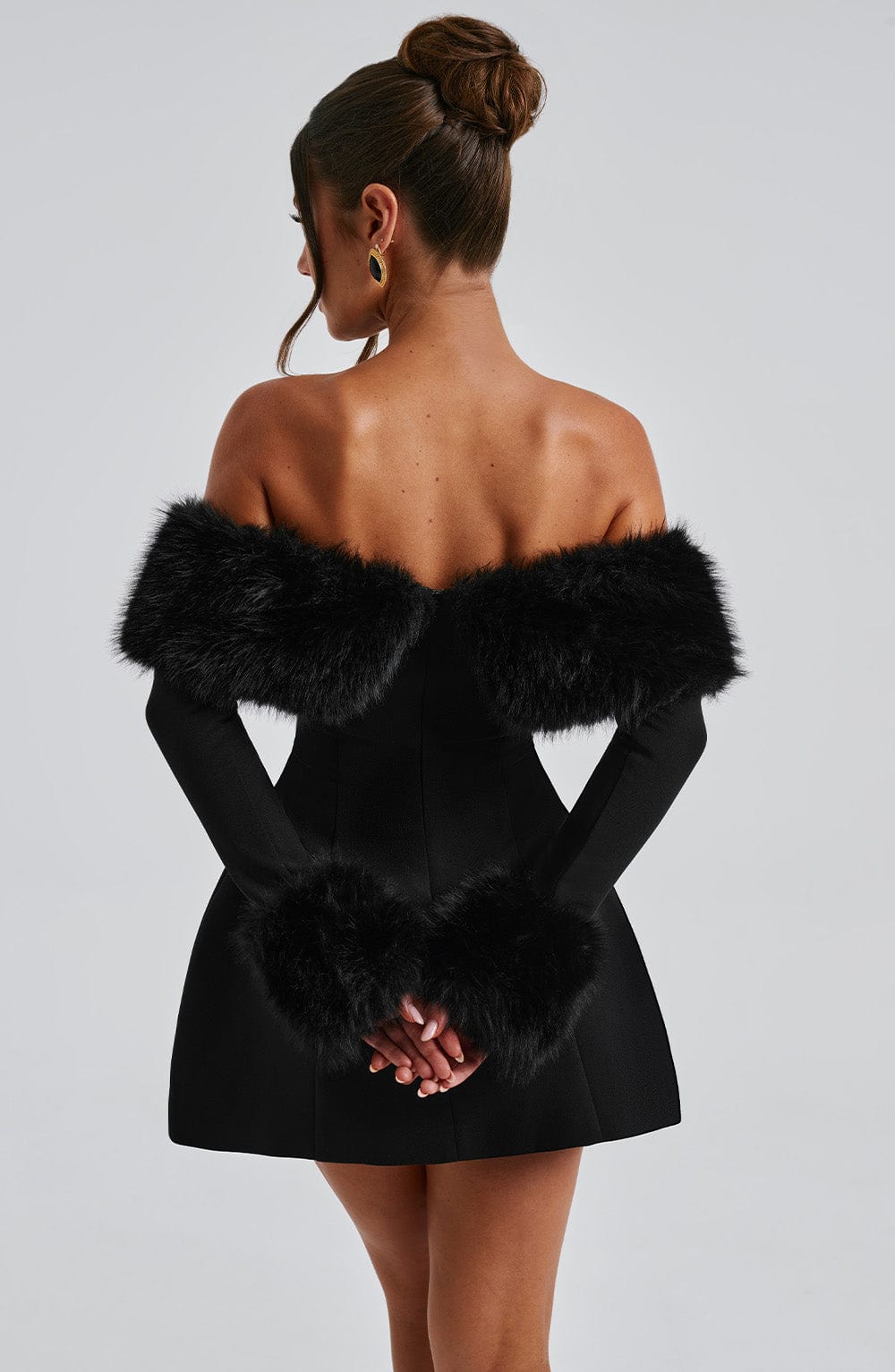 Villanelle Mini Dress Black