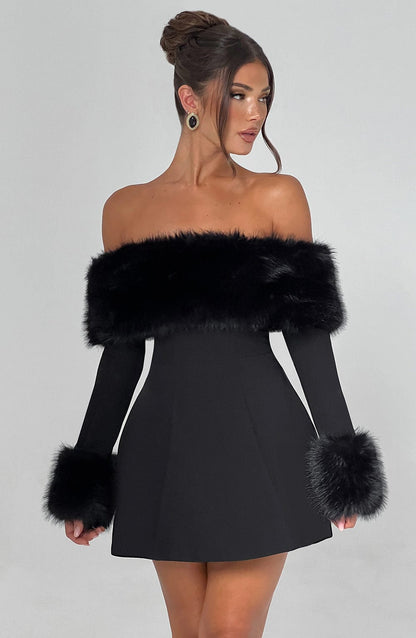 Villanelle Mini Dress Black