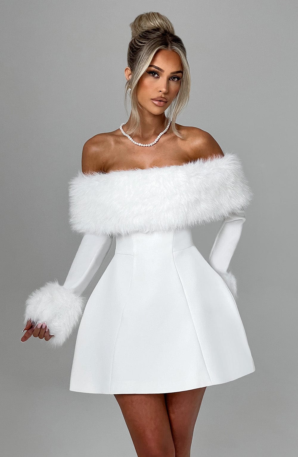 Villanelle Mini Dress Ivory