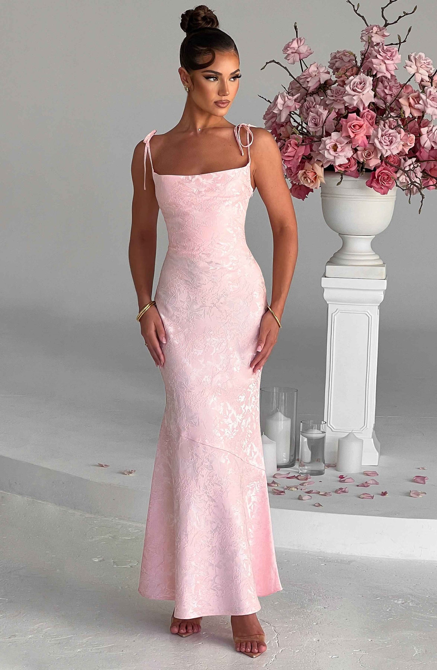 Whitney Maxi Dress Blush