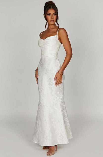 Whitney Maxi Dress Ivory