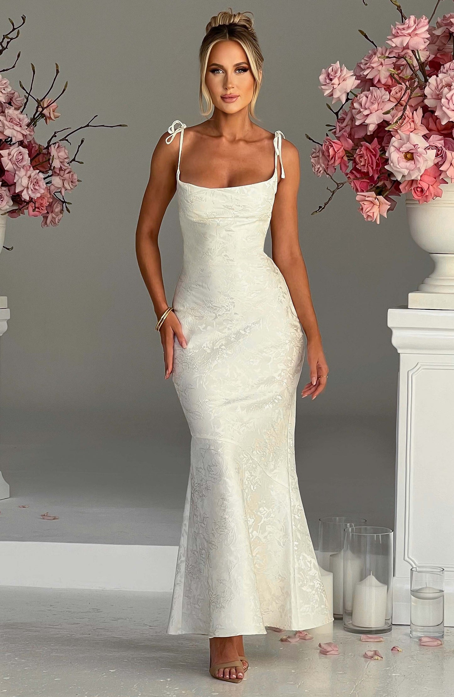 Whitney Maxi Dress Ivory