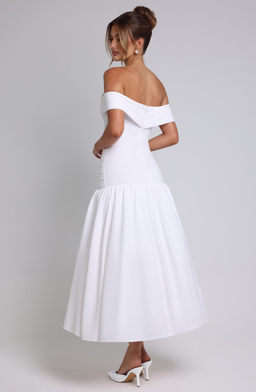 Wilhelmina Midaxi Dress Ivory