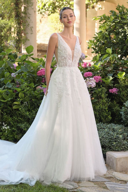 WL064 Blooming Gardenia Ball Gown Andrea & Leo