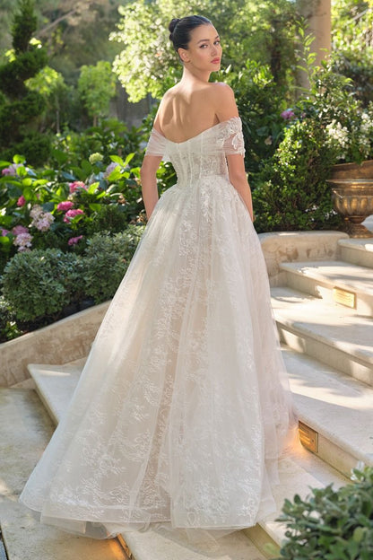 WL090 Audrey Lace Ball Gown Andrea & Leo