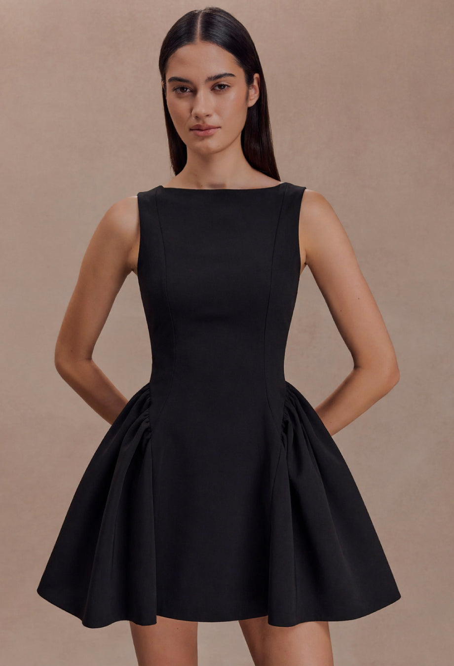 Yalina Mini Dress Black