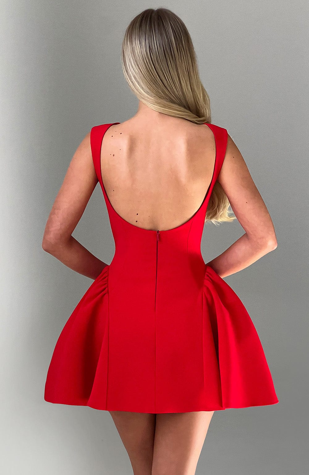 Yalina Mini Dress Red