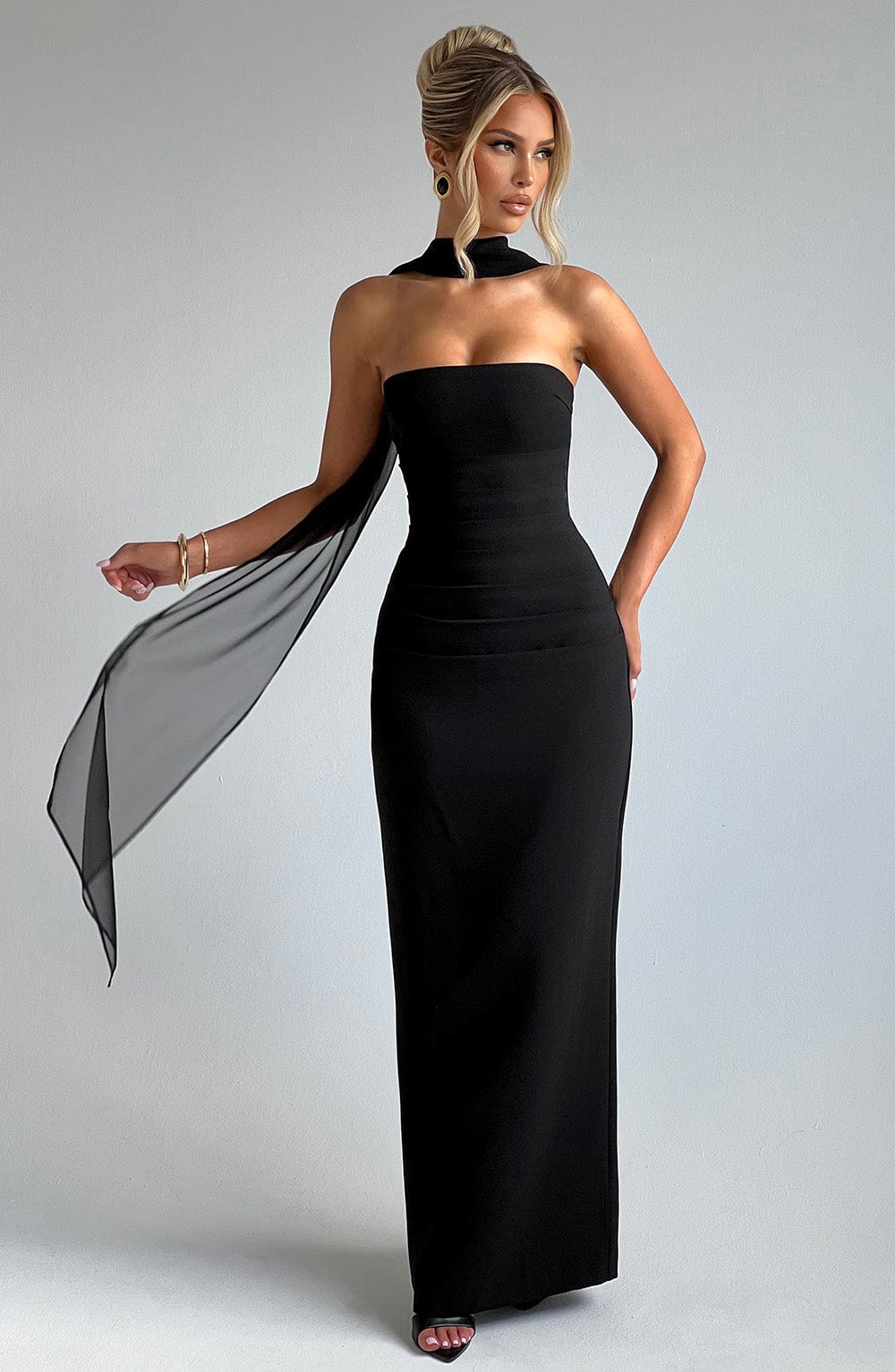 Yulia Maxi Dress Black
